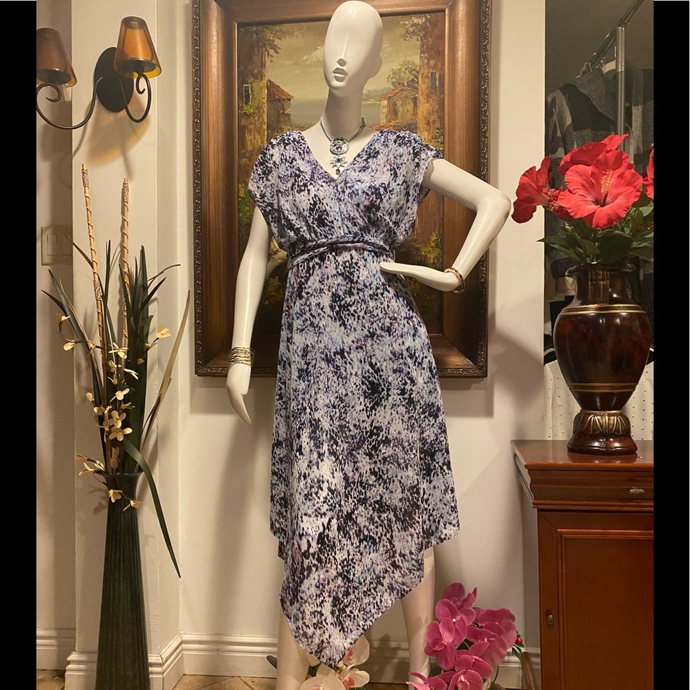 JENIFER LOPEZ: Print Dress Size XS.
